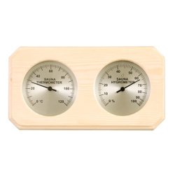 Saunatermometer og hygrometer i Gran. 
