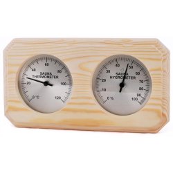 Saunatermometer og hygrometer i Gran. 