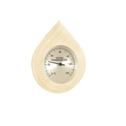 Drbeformet hygrometer i trramme.