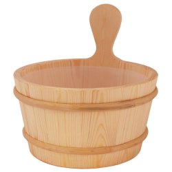 Sawo Saunaspand i pine med plastindsats.