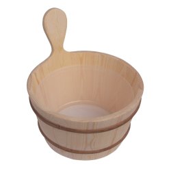 Sawo Saunaspand i pine med plastindsats.