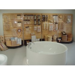 Saunalampe til loft - keramisk med glaskuppel.