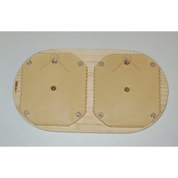 Saunatermometer og hygrometer i Asp trramme.