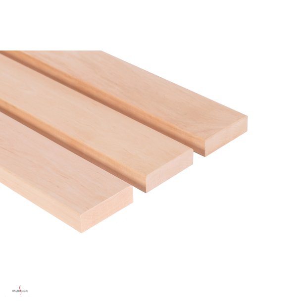 Bnkbrdder i Rdel 28 x 65 mm. 240 cm - 4 stk. 