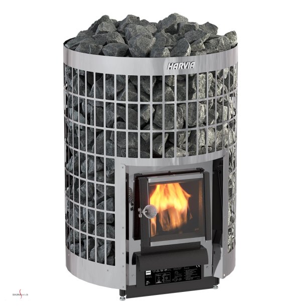 Harvia Cilindro 20 Steel - brndefyret saunaovn.