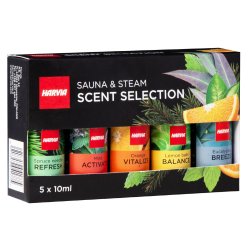 Saunadufte 5 x 10ml. koncentrat.