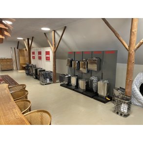 Diverse saunabnke m.v. - vareprver-udstilling o.s.v.