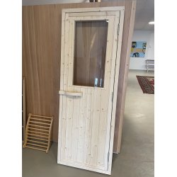 Saunadr til udendrs sauna - 70 x 204 cm. 