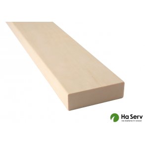 Bnkbrdder i Asp 28 x 65 mm. 240 cm - 4 stk. 