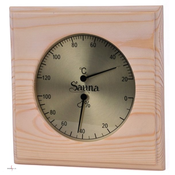 Sauna termometer og hygrometer - Gran. 