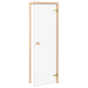 Saunadr 69 x 189 cm. Klart glas