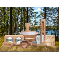 Luksus Saunas�t 9 dele - Cedertr�