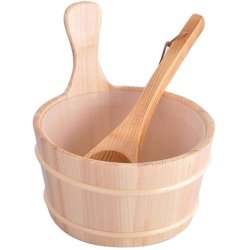 Saunaspand med indsats og se.