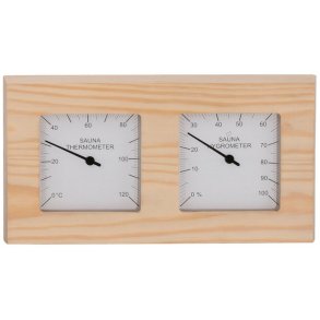Saunatermometer og hygrometer Quadro - Gran.